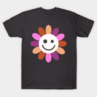 Lesbian Happy Flower T-Shirt